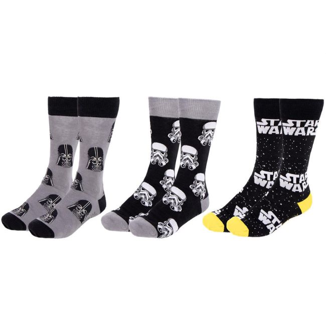Set 3 perechi sosete Star Wars, 35/41