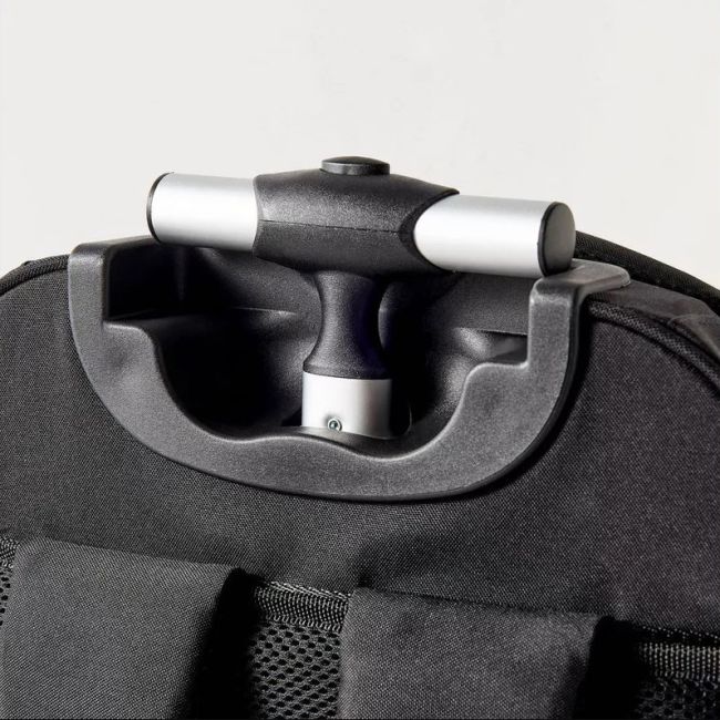 Troler Monocromo Urban, Negru/Albastru, 55x35x25 cm