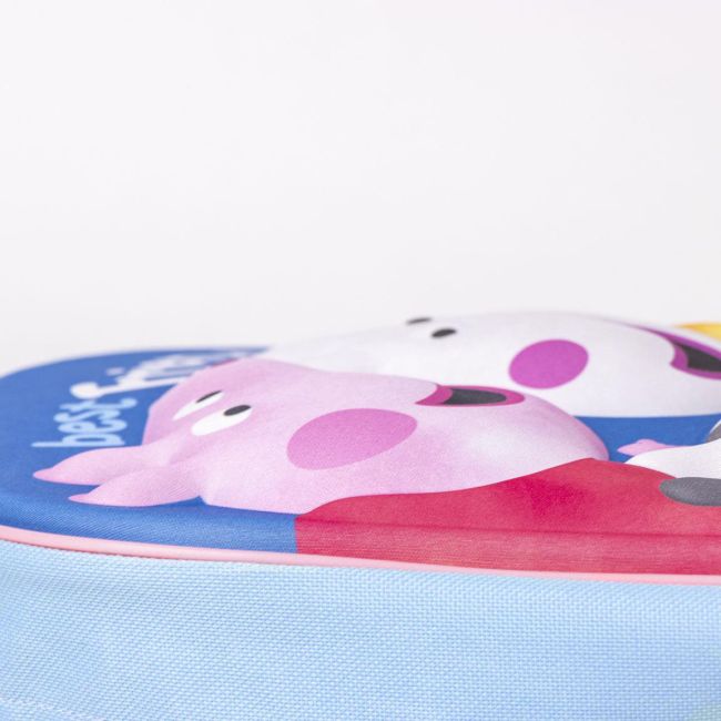 Rucsac 3D Peppa Pig Best Friends, 25x31x10 cm