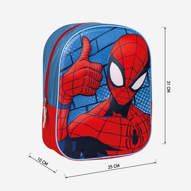 Rucsac 3D Spiderman, 25x31x10 cm