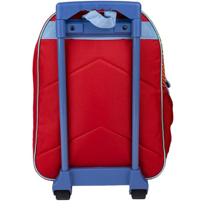 Troler pliabil Spiderman Alright cu buzunar frontal, 31x41x14 cm