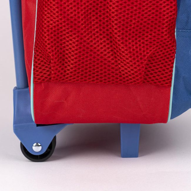 Troler pliabil Spiderman Alright cu buzunar frontal, 31x41x14 cm