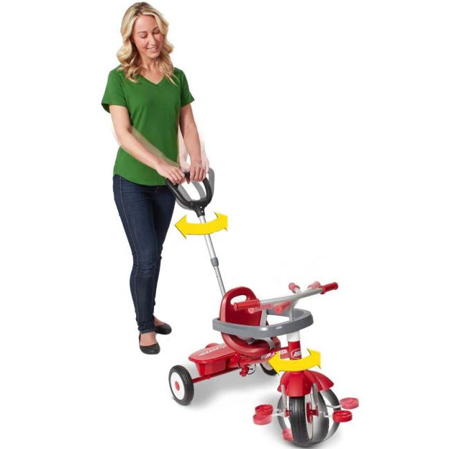 Tricicleta Radio Flyer 3-in-1 Stroll 'N Trike, Rosu, 1.5 - 5 ani