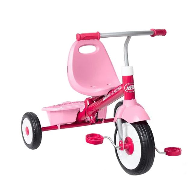 Tricicleta Radio Flyer 3-in-1 Stroll 'N Trike, Roz, 1.5 - 5 ani