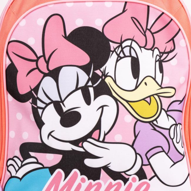 Troler pliabil Minnie Mouse cu buzunar frontal, 31x41x14 cm