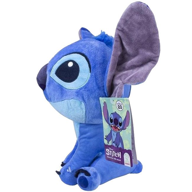 Jucarie din plus cu sunete Stitch, Lilo & Stitch, 25 cm