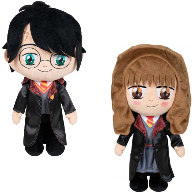 Set 2 jucarii din plus Harry Potter si Hermione, 20 cm
