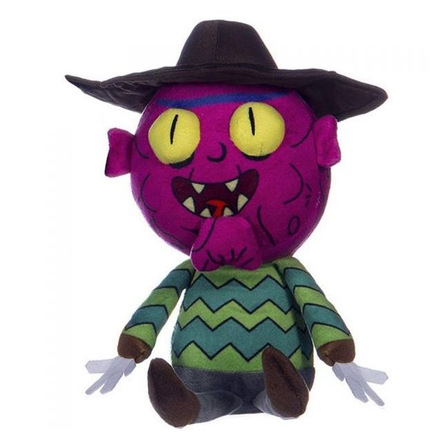 Jucarie din plus si material textil Scary Terry, Rick and Morty, 28 cm