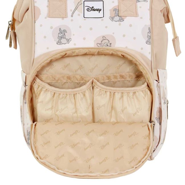 Rucsac multifunctional pentru mamici si copii, Disney Bambi Tender, 25x40x20 cm