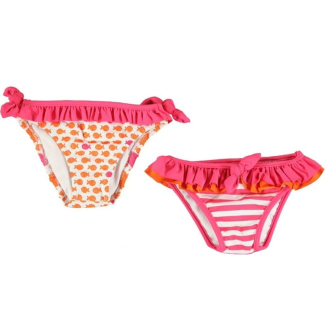 Set 2 slipuri de baie Roz/Alb/Portocaliu (1683), 18 luni, 86 cm