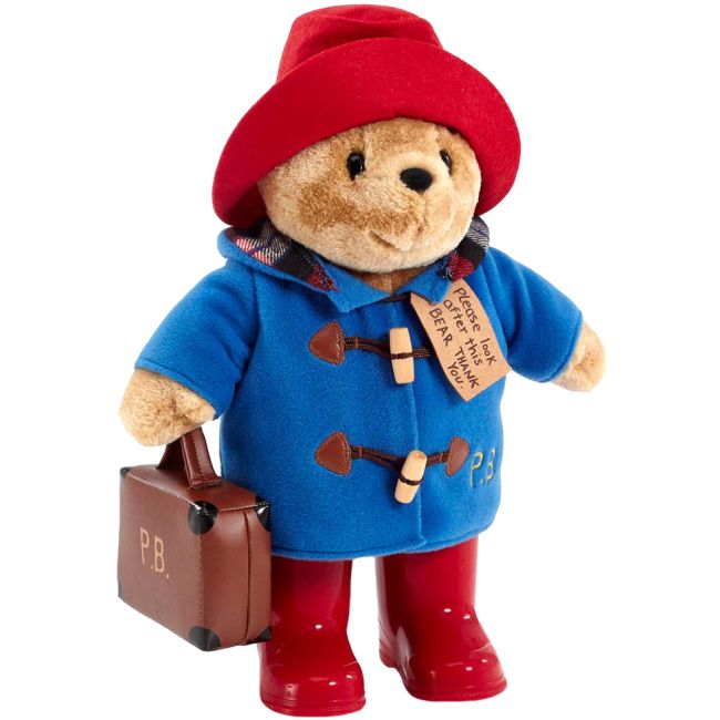 Jucarie de plus ursuletul Paddington cu valiza si cizme, 30 cm