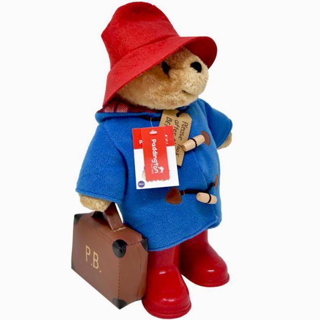 Jucarie de plus ursuletul Paddington cu valiza si cizme, 30 cm