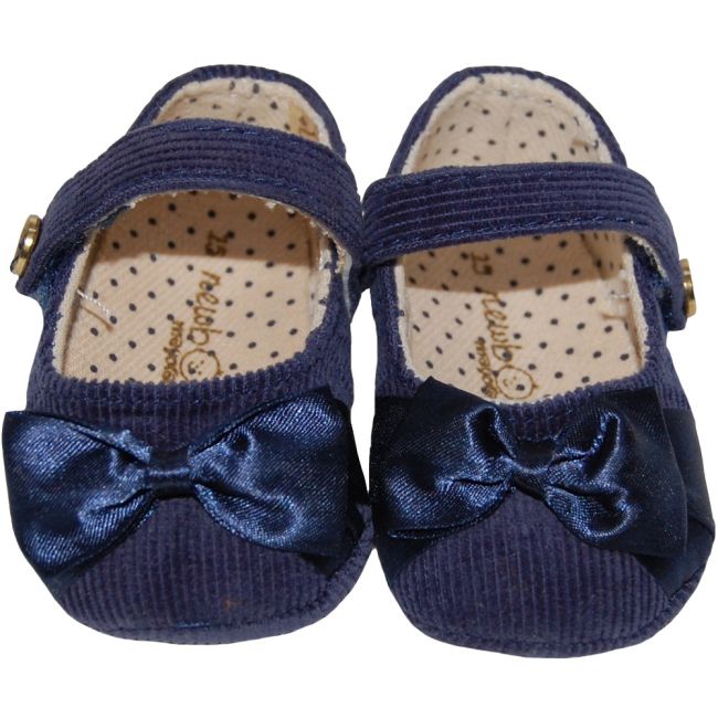 Pantofi bleumarin (9734) cu bareta si funda, 15