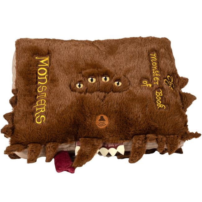 Jucarie din plus cu sunete The Monster Book of Monsters, 32x24x8 cm, Harry Potter