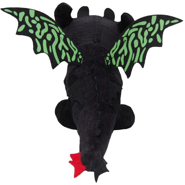 Jucarie din plus Toothless cu aripi fluorescente, Dragons, 34 cm