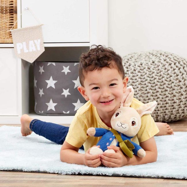 Jucarie din plus cu sunete Peter Rabbit, 27 cm