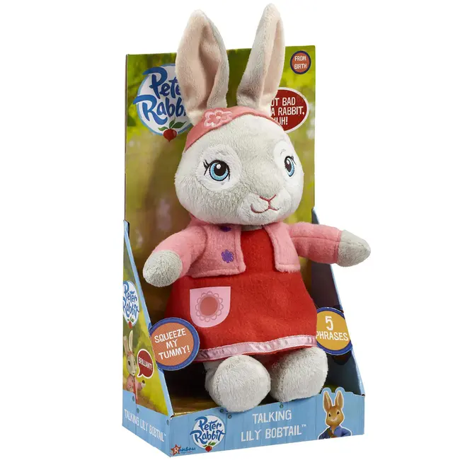 Jucarie din plus cu sunete Lily Bobtail, Peter Rabbit, 25 cm