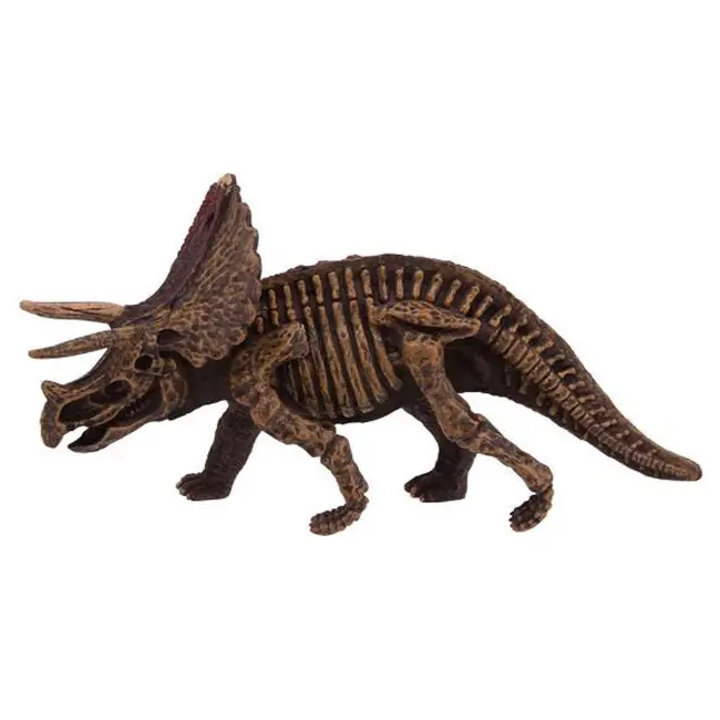 Figurina Triceratops 2 in 1 dinozaur si fosila