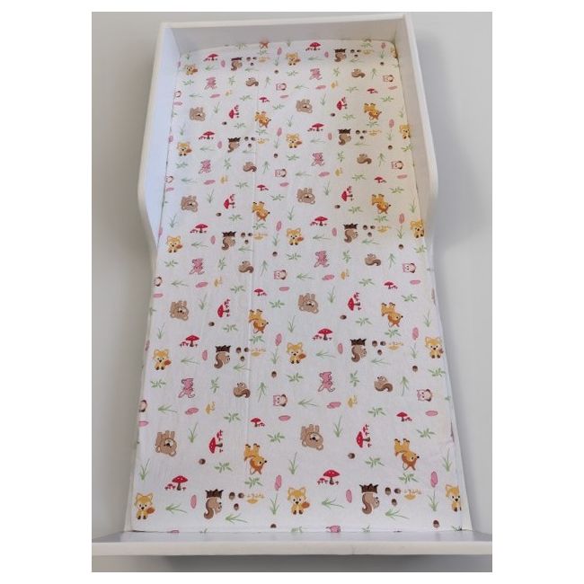 Lenjerie pat copii 2-8 ani in 3 piese Forest pentru saltele 140x70cm ASC-TEX-FRST-70