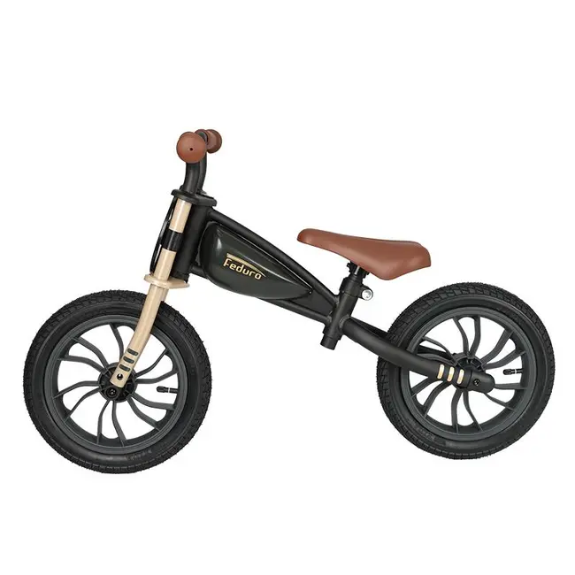 Balance bike qplay feduro negru-auriu smb3250fed60pl