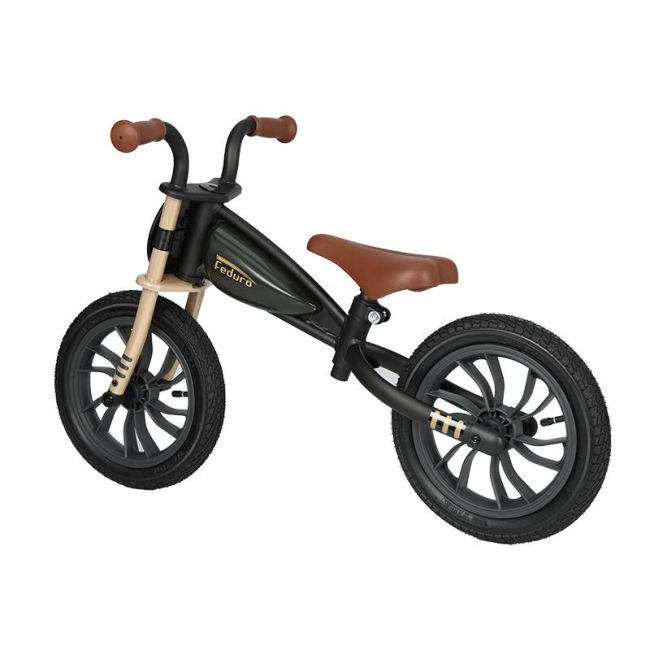 Balance bike qplay feduro negru-auriu smb3250fed60pl