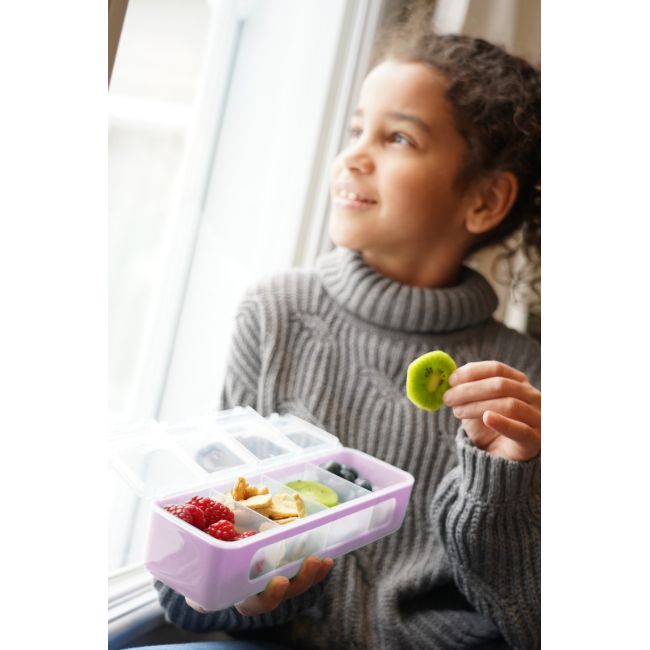 CUTIE SNACK 4 COMPARTIMENTE, MELII, ROZ VIVML22400