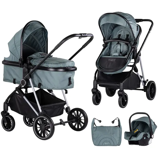 Carucior chipolino aura 3 in 1 basil hubst-kkaur02505ba