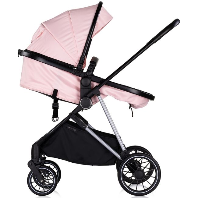 Carucior chipolino aura 3 in 1 pink marshmallow hubst-kkaur02506pm