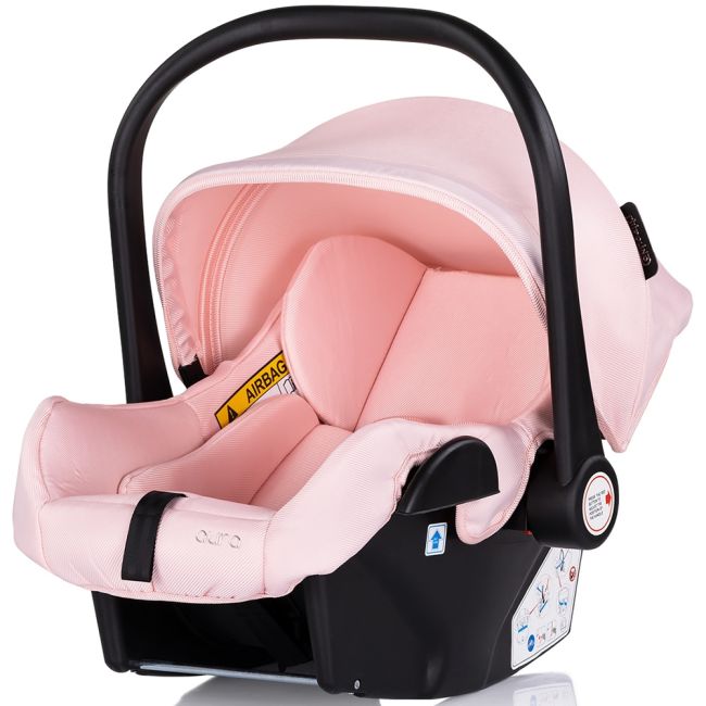 Carucior chipolino aura 3 in 1 pink marshmallow hubst-kkaur02506pm