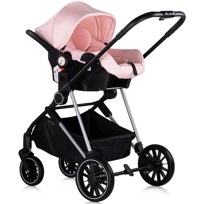 Carucior chipolino aura 3 in 1 pink marshmallow hubst-kkaur02506pm