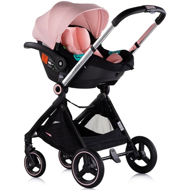 Carucior chipolino elite 3 in 1 pink marshmallow hubkket02504pm