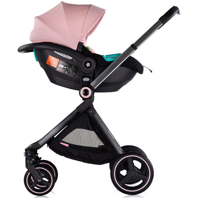 Carucior chipolino elite 3 in 1 pink marshmallow hubkket02504pm