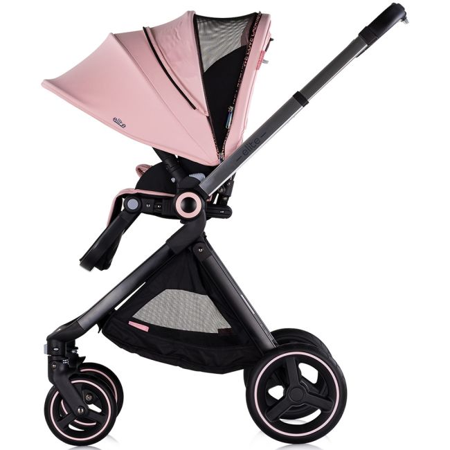 Carucior chipolino elite 3 in 1 pink marshmallow hubkket02504pm