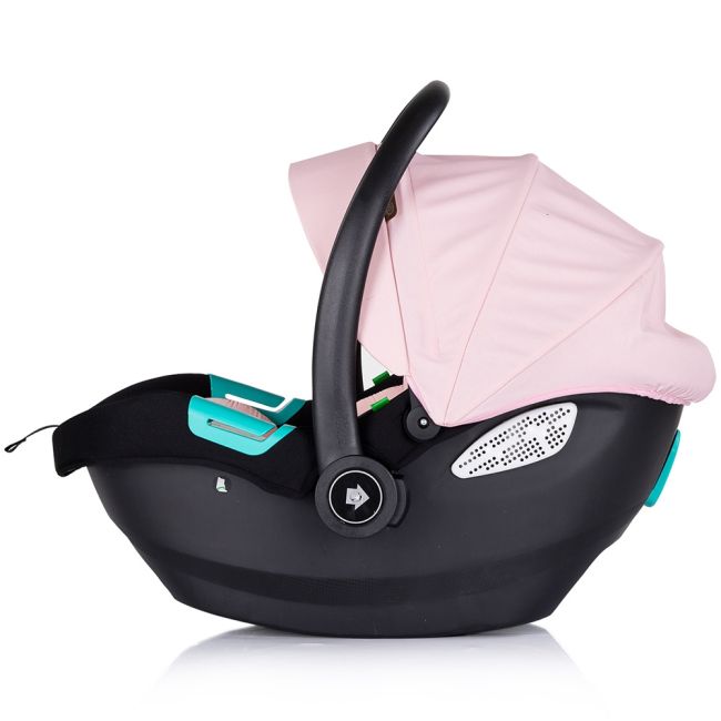 Carucior gemeni chipolino duo smart 3 in 1 pink marshmallow hubst-kbds02506pm