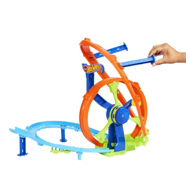 HOT WHEEL STUNT TRACKS CURSA LANSARE RAPIDA IN BUCLA VIVMTJBX65