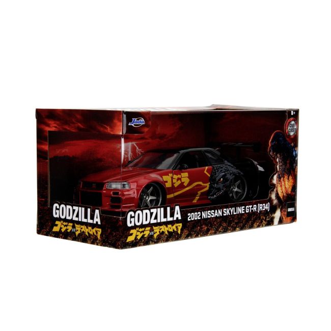 JADA GODZILLA MASINUTA METALICA NISSAN SKYLINE GTR SCARA 1 LA 24 VIV253253024