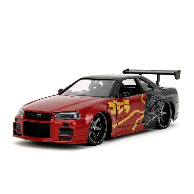 JADA GODZILLA MASINUTA METALICA NISSAN SKYLINE GTR SCARA 1 LA 24 VIV253253024
