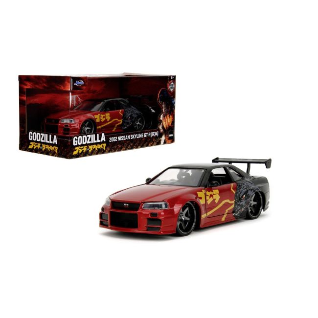 JADA GODZILLA MASINUTA METALICA NISSAN SKYLINE GTR SCARA 1 LA 24 VIV253253024