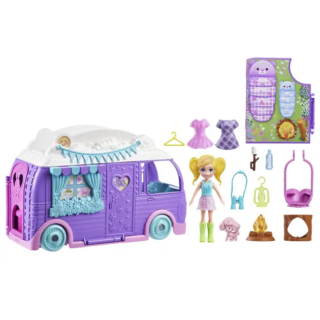 POLLY POCKET RULOTA GLAMPING VIVMTJCC32