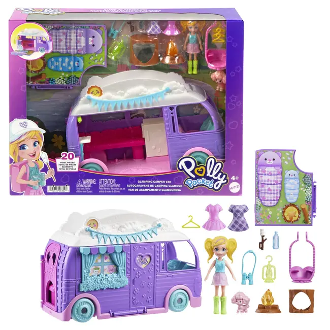 POLLY POCKET RULOTA GLAMPING VIVMTJCC32