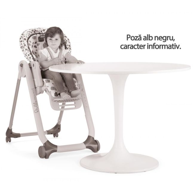 Scaun de masa Chicco Polly Progres 5 in 1, Anthracite, 0 luni+ CHC79336-8_ANTHRACITE