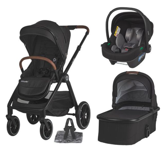 Sistem modular 3in1 coccolle aspen jet black + scoica coccolle knox anthracite smb324062360324080364