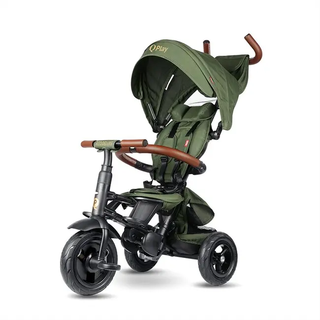 Tricicleta pliabila qplay rito deluxe verde-maslina smb324038181d