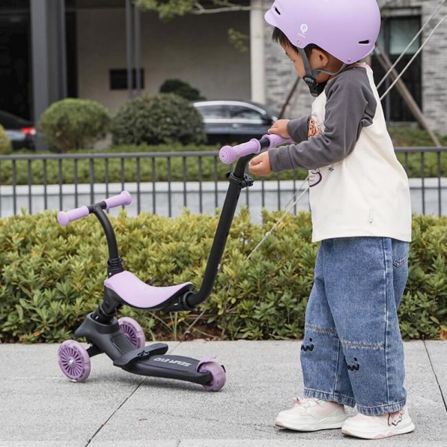 Trotineta multifunctionala 6in1 qplay sema evo violet smb325qpsemaevo50