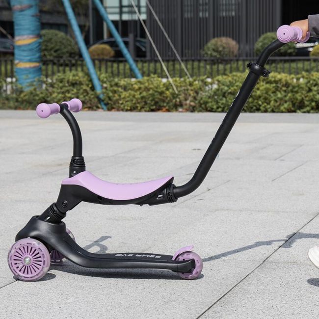 Trotineta multifunctionala 6in1 qplay sema evo violet smb325qpsemaevo50