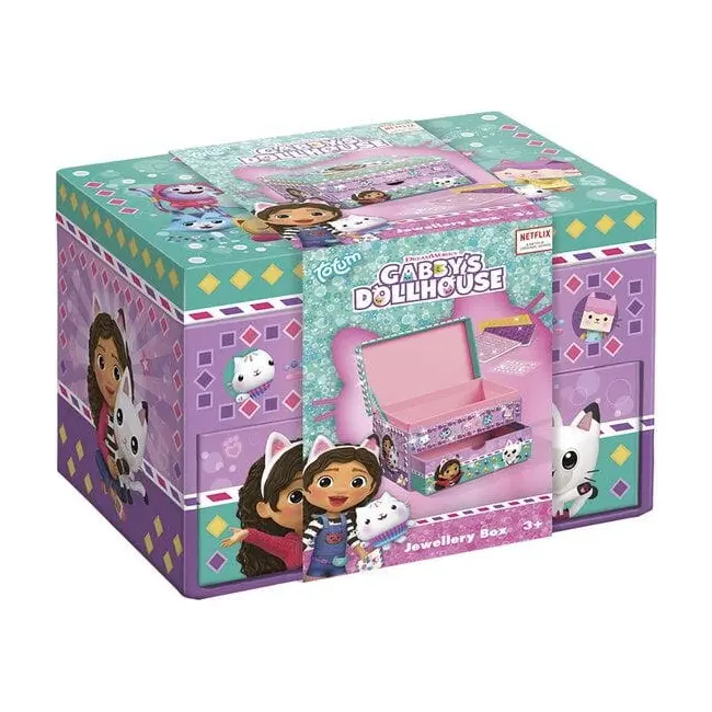Decoreaza cutia cu bijuterii - gabby's dollhouse
