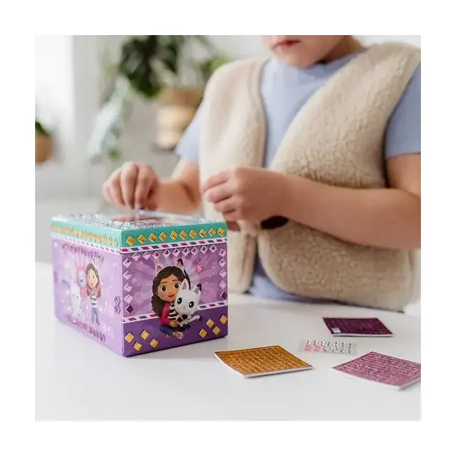 Decoreaza cutia cu bijuterii - gabby's dollhouse