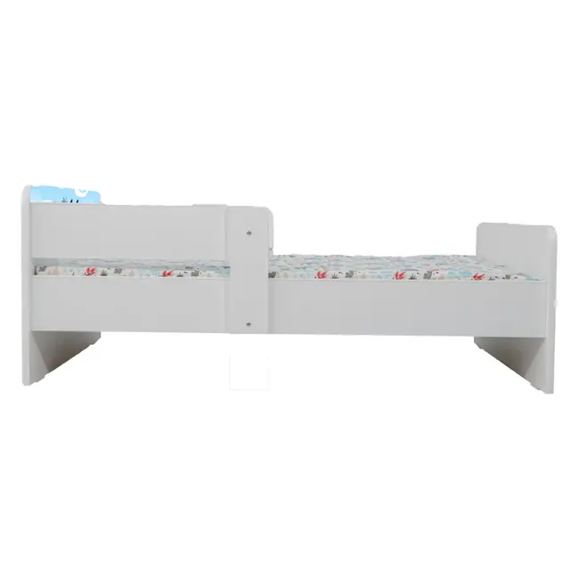 Pat Bluey, Cu Dubla Protectie, cu Saltea SafeNest 160x80 Cm, 2-12 Ani  Ptv7991