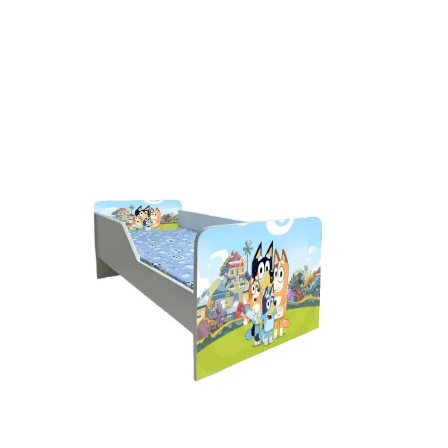 Pat Bluey Gama Sleepy, cu Saltea SafeNest 130x60 Cm, 2-6 Ani  Ptv7714