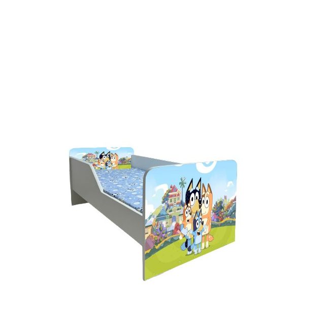 Pat Bluey Gama Sleepy, cu Saltea SafeNest 160x80 Cm, 2-12 Ani  Ptv7728